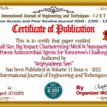 Small Size, Big Impact: Characterizing Mn3O4 Nanoparticles as Potent Antimicrobial Agents for Tomorrow's Challenges | IJET – Volume 11 Issue 5 | IJET-V11I5P33