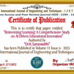 Reinventing Learning: A Comprehensive Study on AI-Driven Educational Innovation | IJET – Volume 11 Issue 6 | IJET-V11I6P32