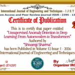 Unsupervised Anomaly Detection in Deep Learning: From Autoencoders to Transformers | IJET – Volume 12 Issue 1 | IJET-V12I1P3