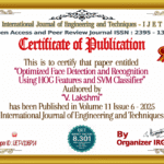 Optimized Face Detection and Recognition Using HOG Features and SVM Classifier | IJET – Volume 11 Issue 6 | IJET-V11I6P14